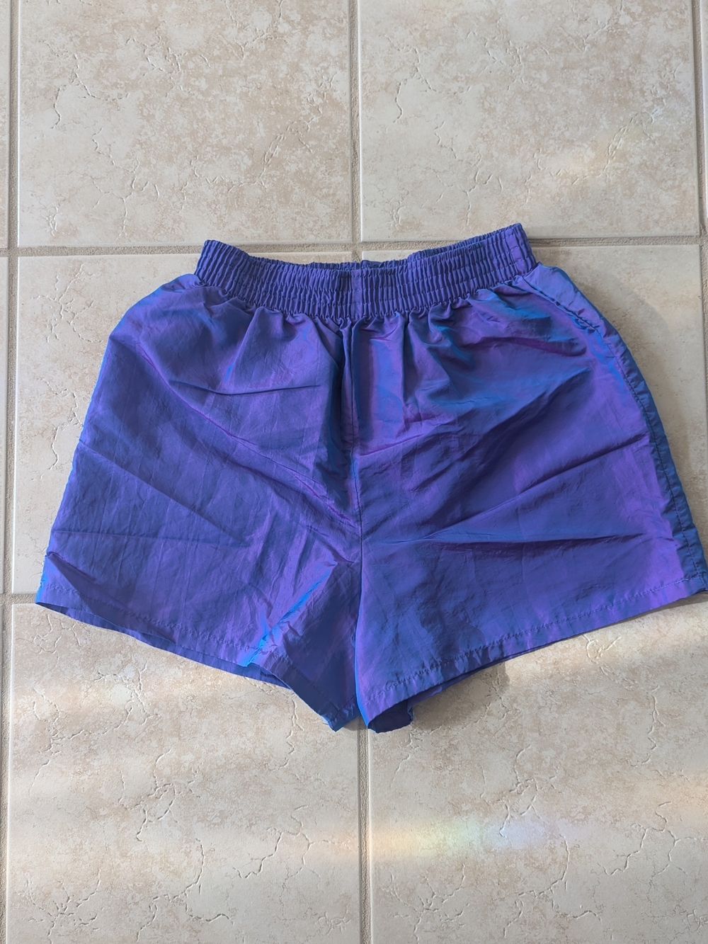 Purple Women’s Elastic-Waist Shorts
